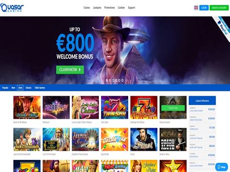 quasar gaming aktionscode|Quasar Gaming Casino Review .